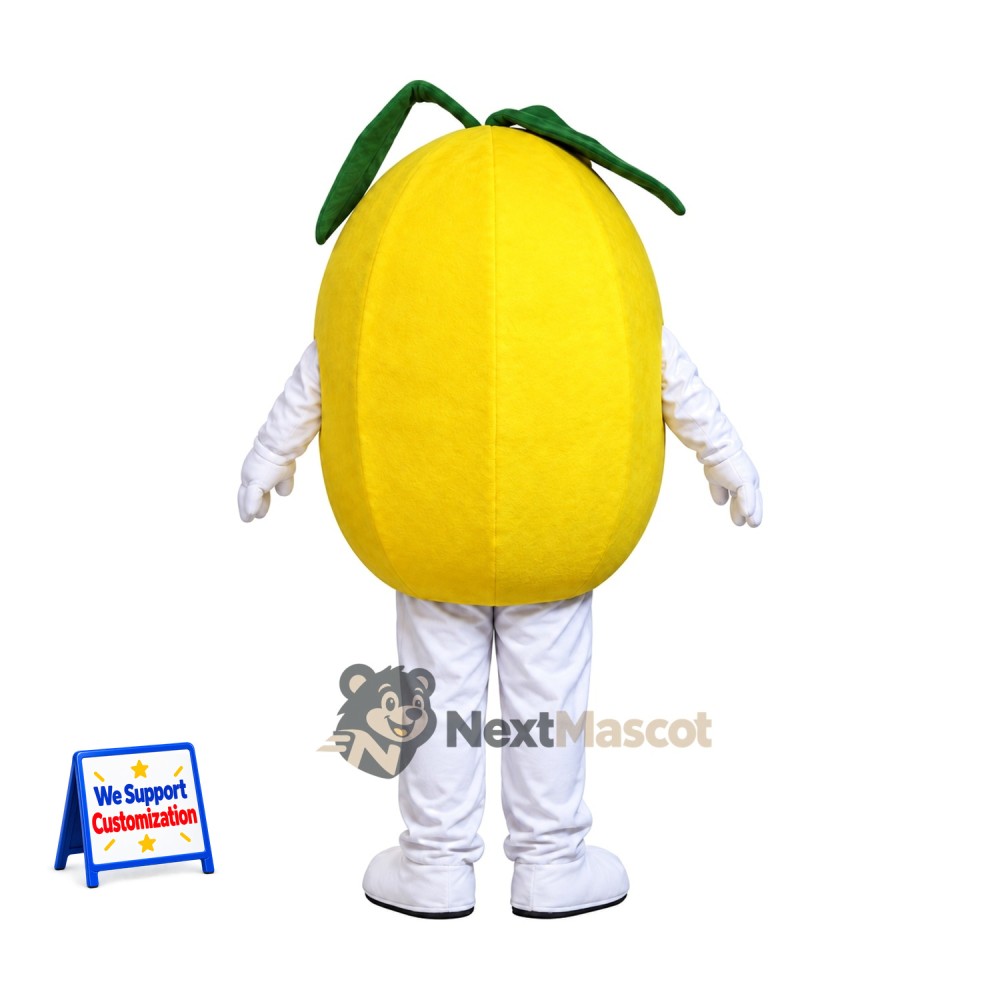 Melon Mascot Costume - Yellow, White Arms and Legs Melon Mascot Costume - Yellow, White Arms and Legs