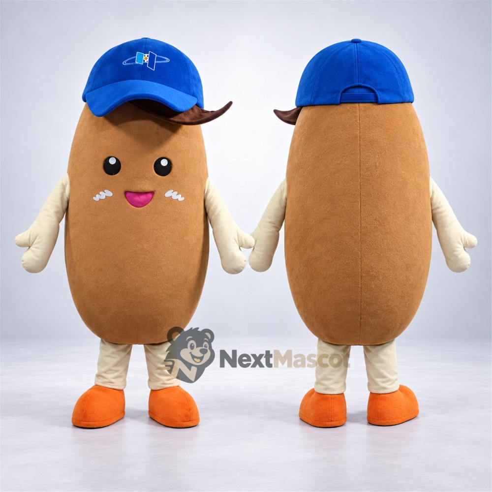 Potato Mascot Costume - Blue Cap