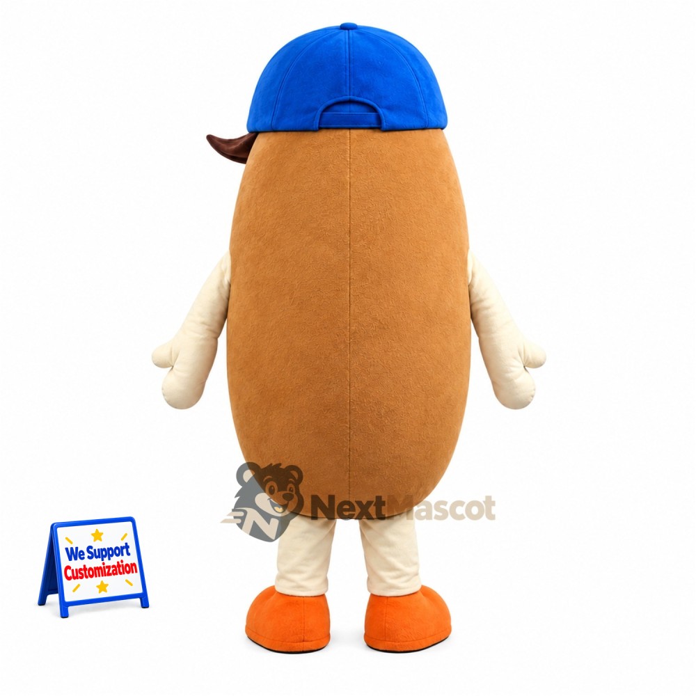 Potato Mascot Costume - Blue Cap