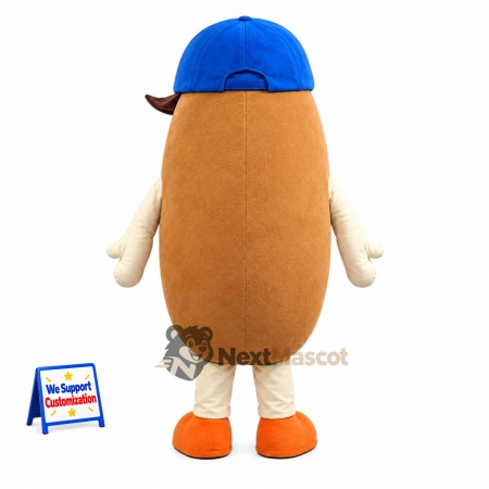 Potato Mascot Costume - Blue Cap