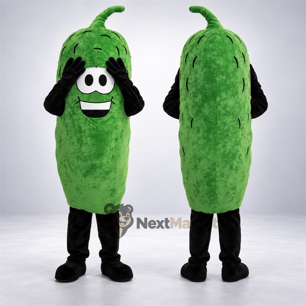Pickle Mascot Costume - Black Arms and Legs Pickle Mascot Costume - Black Arms and Legs