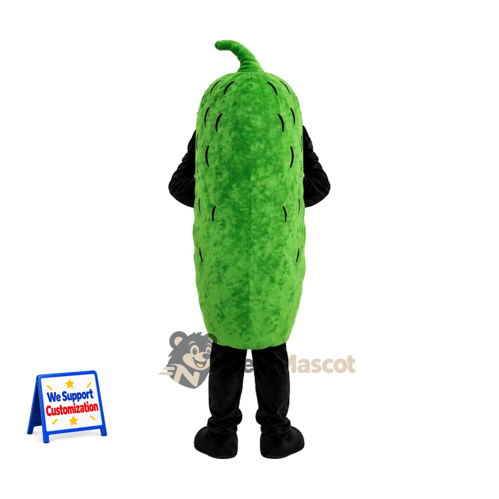 Pickle Mascot Costume - Black Arms and Legs Pickle Mascot Costume - Black Arms and Legs