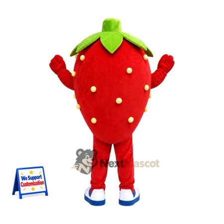 Strawberry Mascot Costume - Sunglasses Strawberry Mascot Costume - Sunglasses