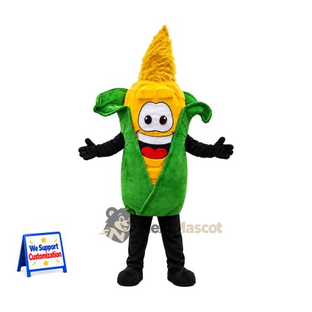 Corn Mascot Costume - Black Arms and Legs Corn Mascot Costume - Black Arms and Legs