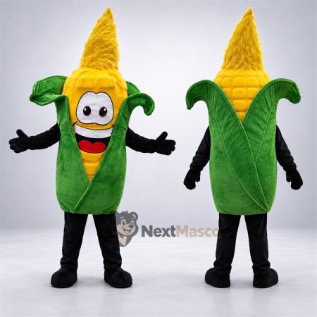 Corn Mascot Costume - Black Arms and Legs Corn Mascot Costume - Black Arms and Legs