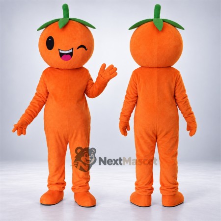 Orange Head Character Mascot Costume Orange Head Character Mascot Costume