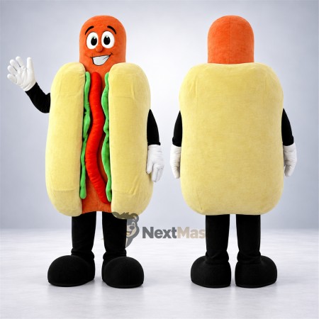 Hot Dog Mascot Costume for Food Festivals
