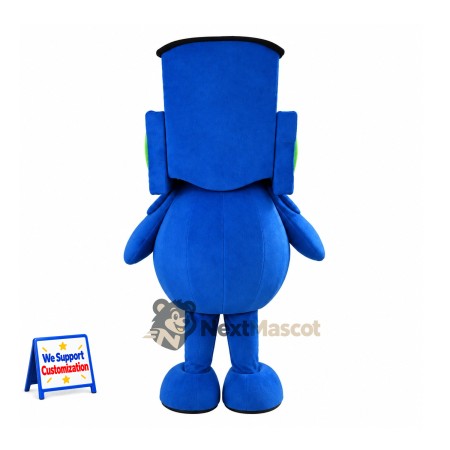 Train Mascot Costume - Blue for Parades Train Mascot Costume - Blue for Parades
