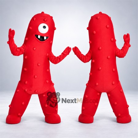 One Eyed Monster Mascot Costume - Red One Eyed Monster Mascot Costume - Red