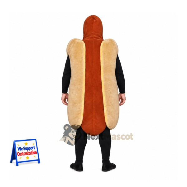 Hot Dog Mascot Costume - Open Face Hot Dog Mascot Costume - Open Face