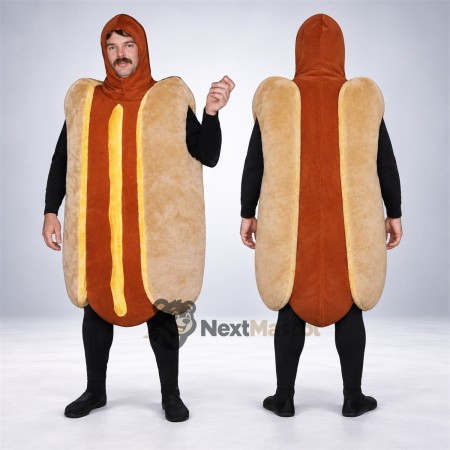 Hot Dog Mascot Costume - Open Face Hot Dog Mascot Costume - Open Face