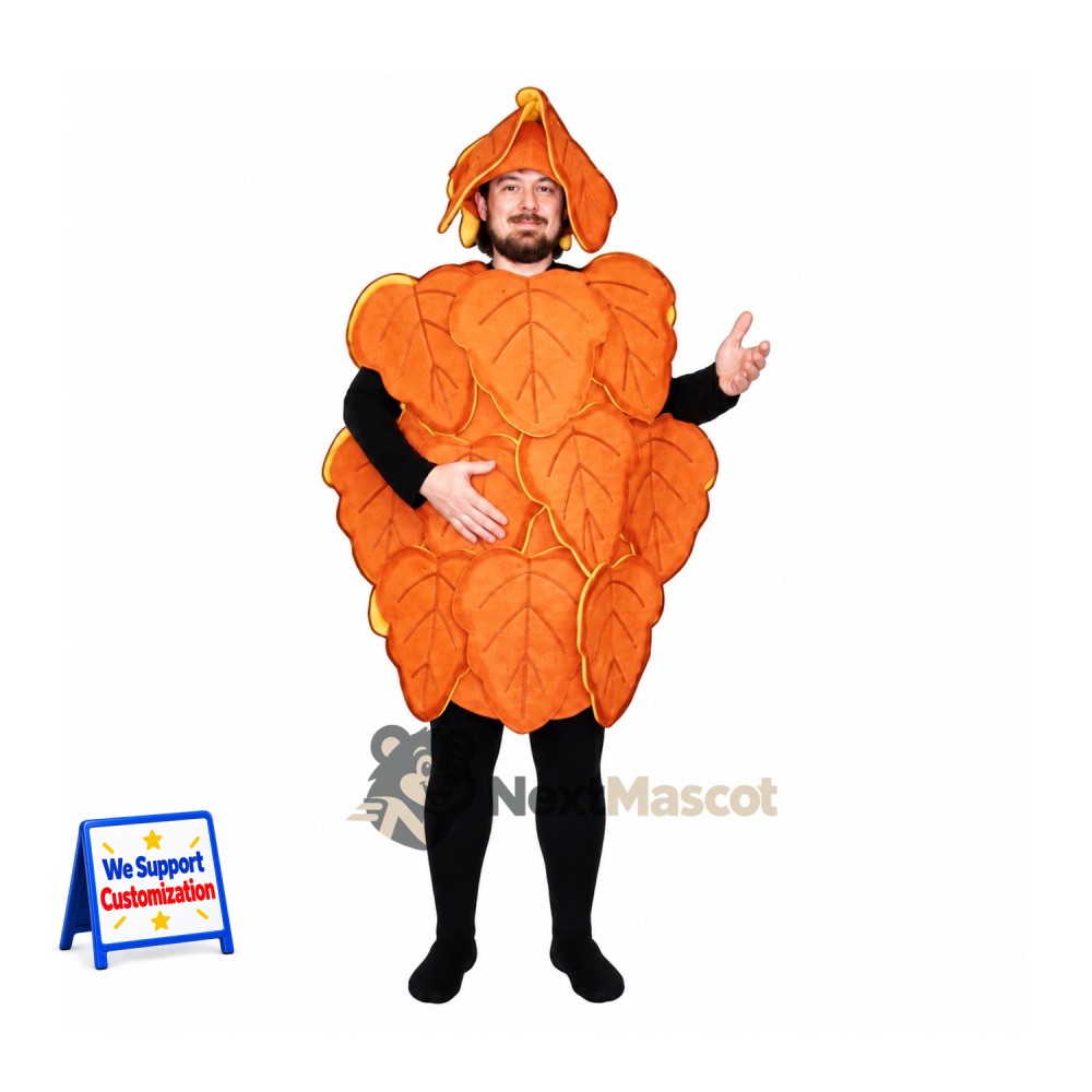 Leaf Mascot Costume - Orange Leaf Mascot Costume - Orange