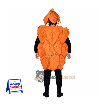 Leaf Mascot Costume - Orange Leaf Mascot Costume - Orange