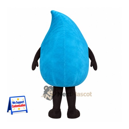 Water Drop Mascot Costume - Blue for Community Events Water Drop Mascot Costume - Blue for Community Events