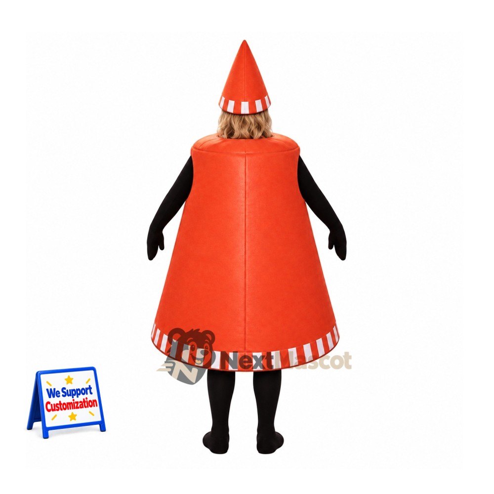Cone Mascot Costume - Orange Cone Mascot Costume - Orange
