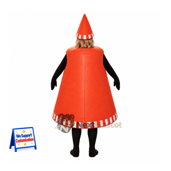 Cone Mascot Costume - Orange Cone Mascot Costume - Orange