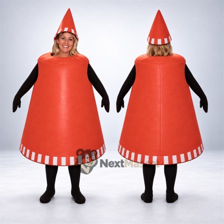 Cone Mascot Costume - Orange Cone Mascot Costume - Orange
