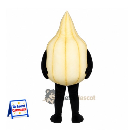 Garlic Mascot Costume for Food Festivals Garlic Mascot Costume for Food Festivals