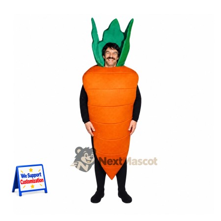 Carrot Mascot Costume - Open Face Carrot Mascot Costume - Open Face