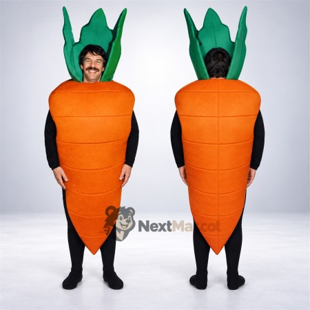 Carrot Mascot Costume - Open Face Carrot Mascot Costume - Open Face