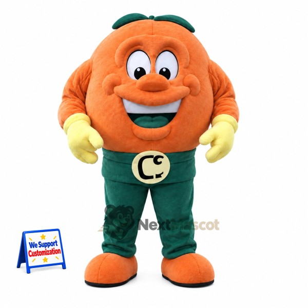 Pumpkin Mascot Costume - Muscular