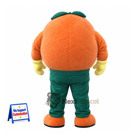 Pumpkin Mascot Costume - Muscular Pumpkin Mascot Costume - Muscular