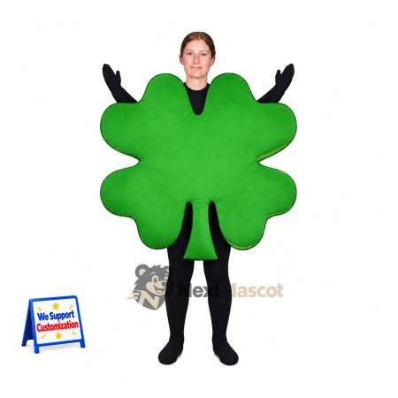 Four Leaf Clover Mascot Costume