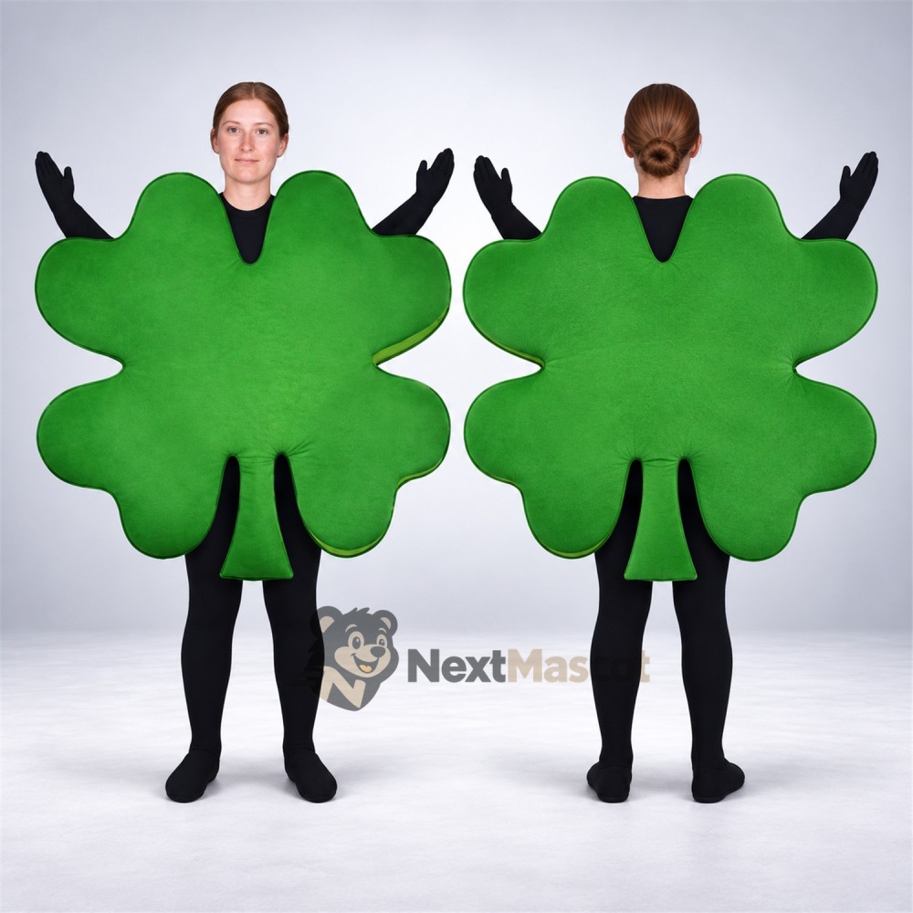 Four Leaf Clover Mascot Costume