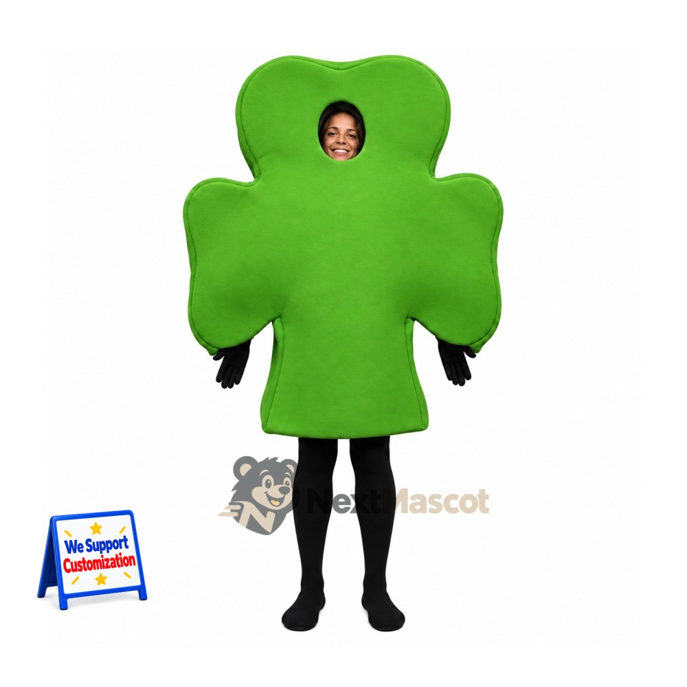 Shamrock Mascot Costume Shamrock Mascot Costume