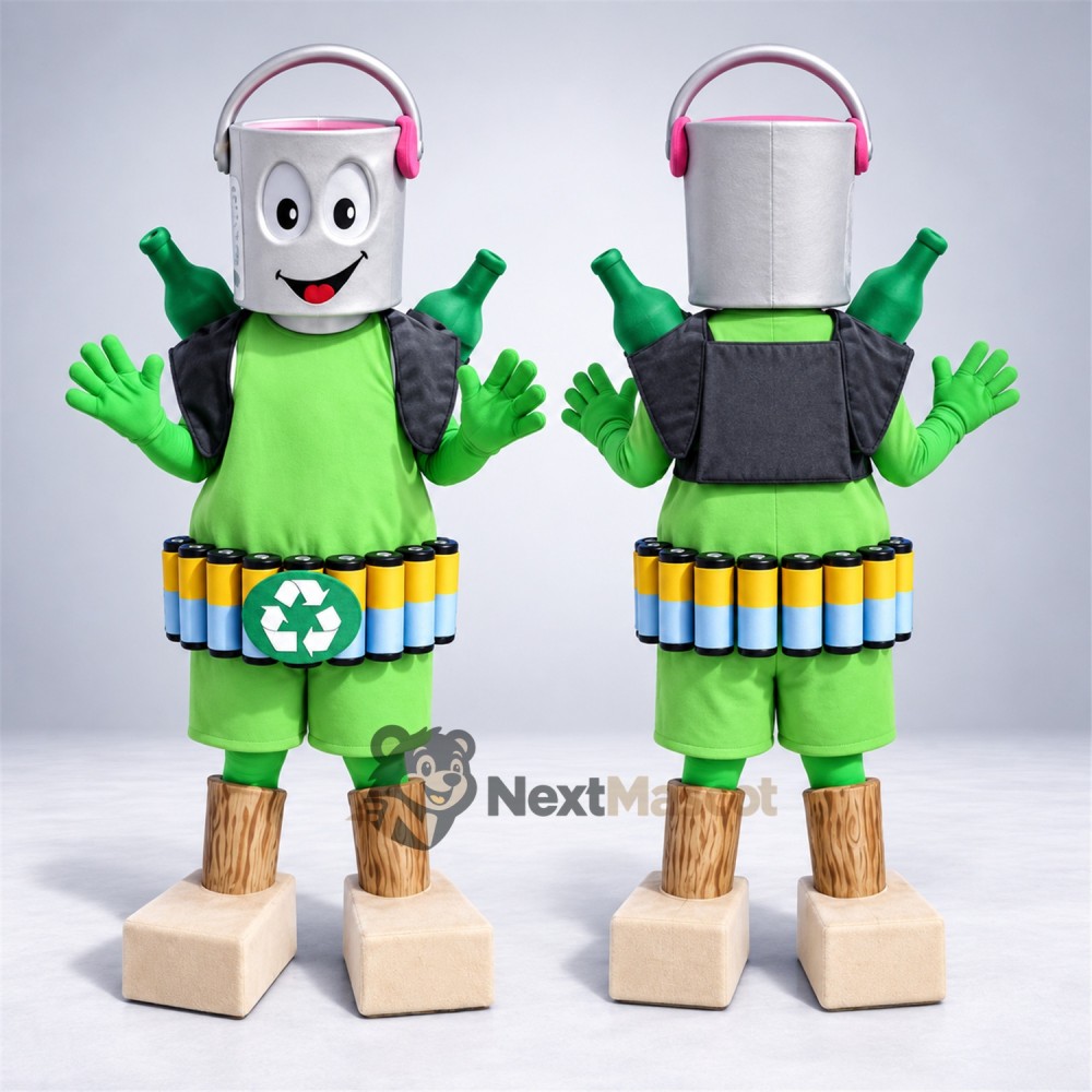 Recycling Robot Mascot Costume Recycling Robot Mascot Costume