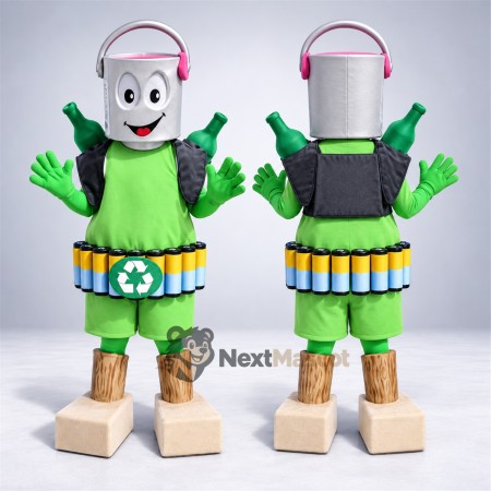 Recycling Robot Mascot Costume Recycling Robot Mascot Costume