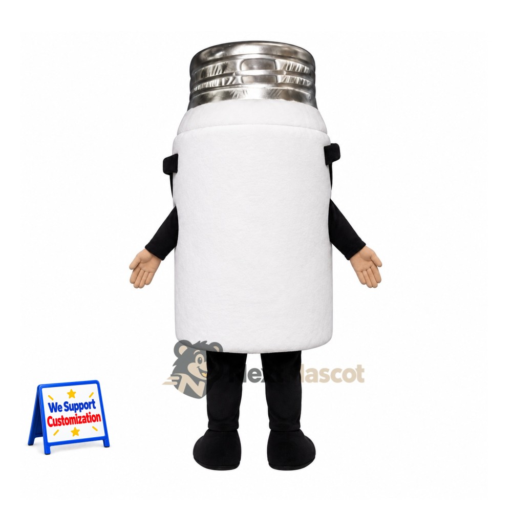 Salt Shaker Mascot Costume - Glasses
