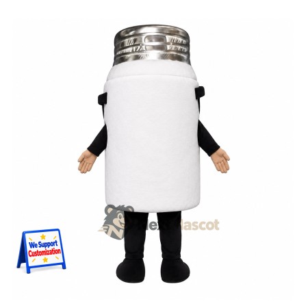 Salt Shaker Mascot Costume - Glasses