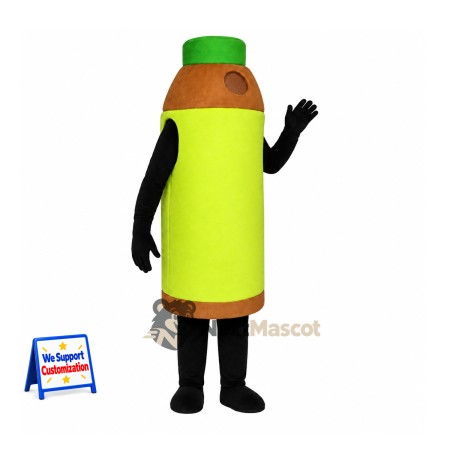 Bottle Mascot Costume - Green Bottle Mascot Costume - Green