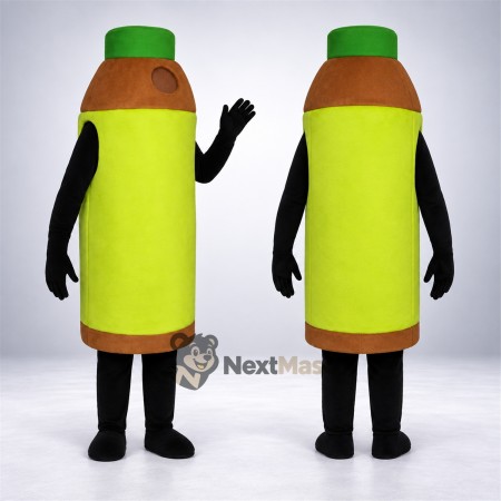 Bottle Mascot Costume - Green Bottle Mascot Costume - Green