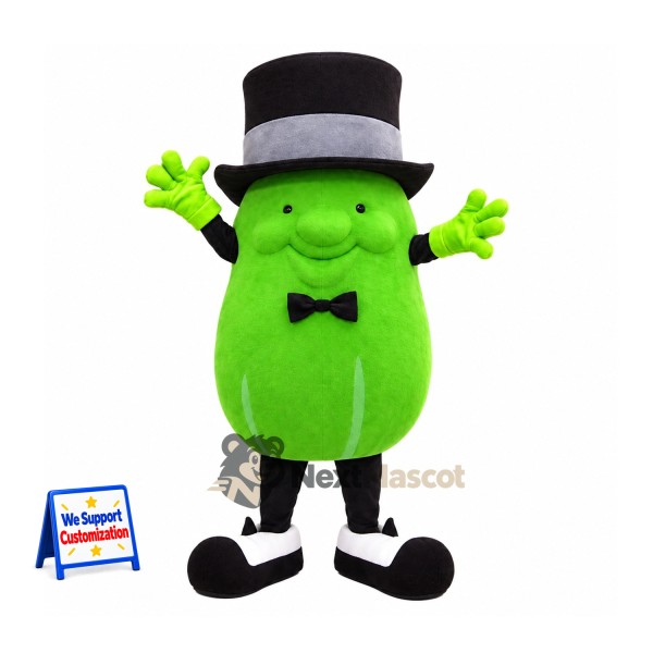 Pear Mascot Costume - Top Hat