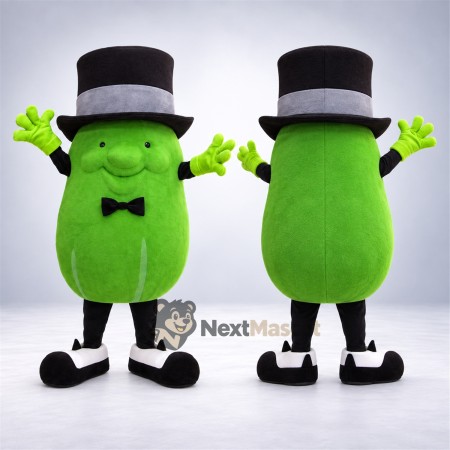 Pear Mascot Costume - Top Hat Pear Mascot Costume - Top Hat