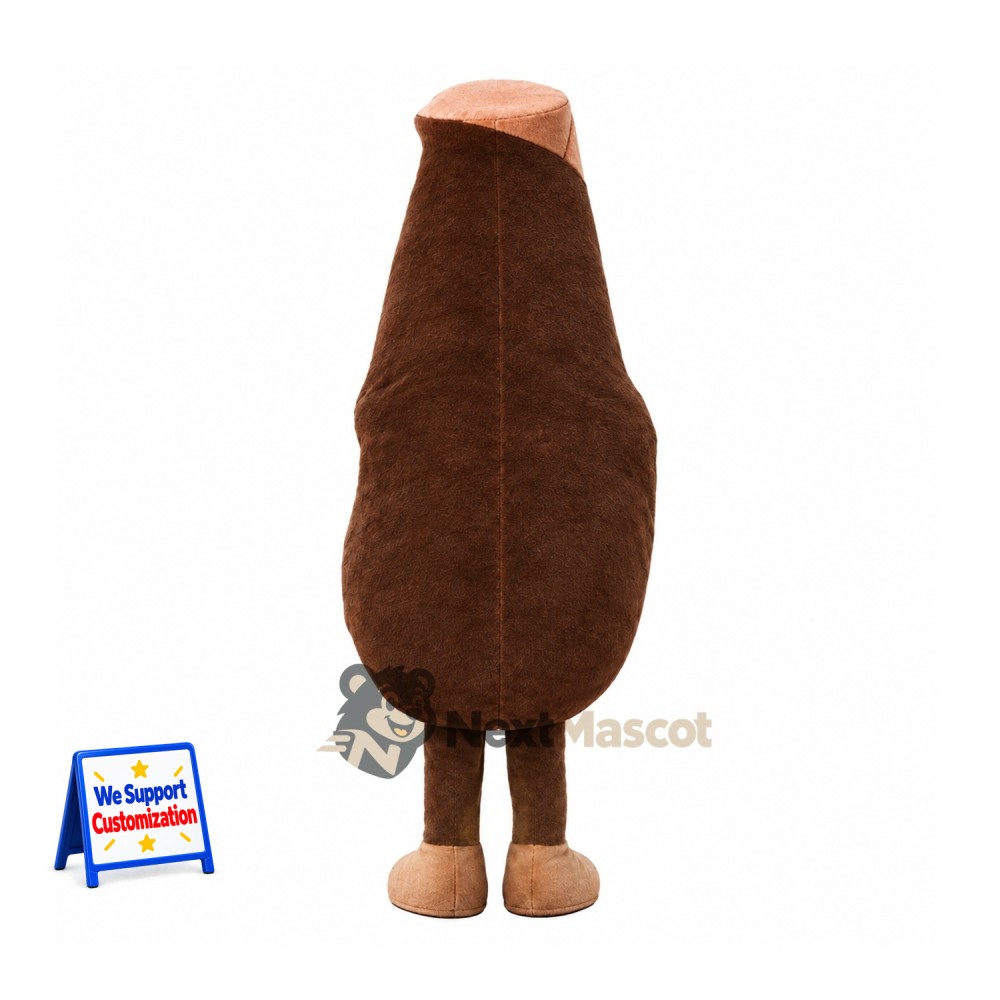 Bottle Mascot Costume - Brown, Tan Belly Bottle Mascot Costume - Brown, Tan Belly