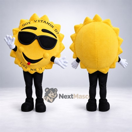 Sun Mascot Costume - Sunglasses for Photo Events Sun Mascot Costume - Sunglasses for Photo Events
