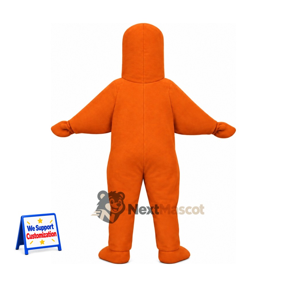 Ghost Mascot Costume - Orange