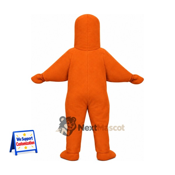 Ghost Mascot Costume - Orange Ghost Mascot Costume - Orange