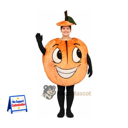Orange Mascot Costume - Open Face and Orange Hat Orange Mascot Costume - Open Face and Orange Hat