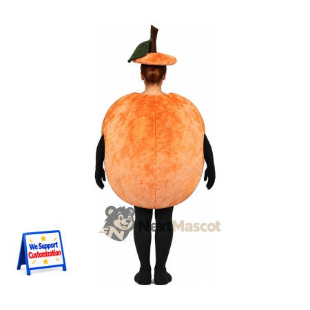 Orange Mascot Costume - Open Face and Orange Hat Orange Mascot Costume - Open Face and Orange Hat