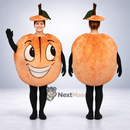 Orange Mascot Costume - Open Face and Orange Hat Orange Mascot Costume - Open Face and Orange Hat