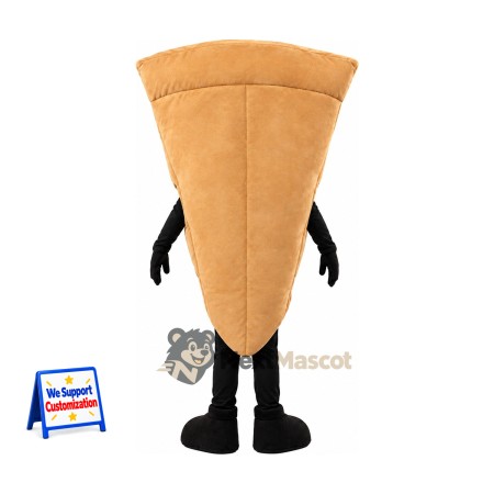 Pizza Slice Mascot Costume - Black Arms and Legs Pizza Slice Mascot Costume - Black Arms and Legs