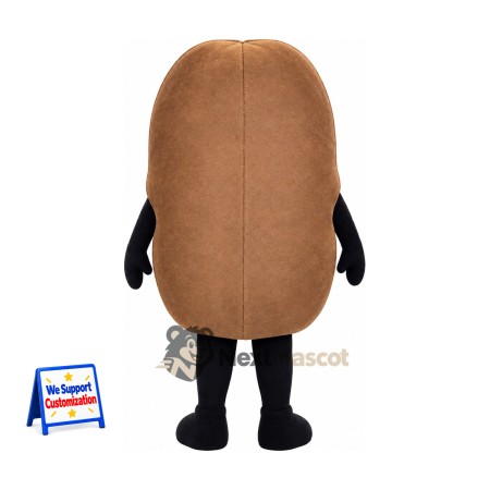Bread Roll Mascot Costume - Black Arms and Legs Bread Roll Mascot Costume - Black Arms and Legs