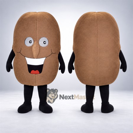 Bread Roll Mascot Costume - Black Arms and Legs Bread Roll Mascot Costume - Black Arms and Legs