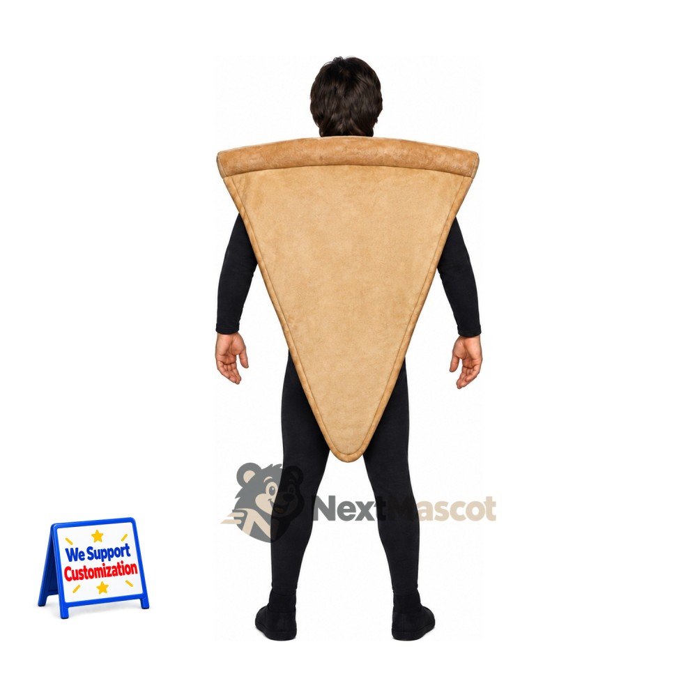Pizza Slice Mascot Costume - Open Face Pizza Slice Mascot Costume - Open Face