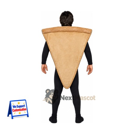 Pizza Slice Mascot Costume - Open Face Pizza Slice Mascot Costume - Open Face