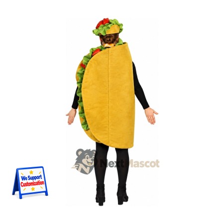 Taco Mascot Costume - Open Face Taco Mascot Costume - Open Face